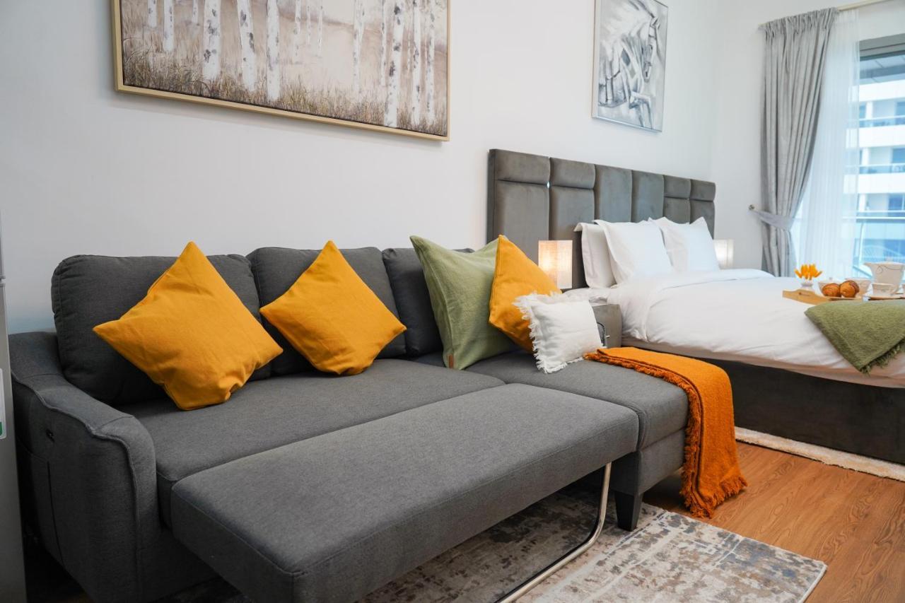 Luxury Studio Apartment Close To Jbr Beach&Yacht Club&Metro-Available Airport Shuttle Дубай Экстерьер фото